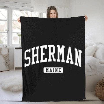 Discover Sher Maine Me Vintage Athletic Sports Fleece Blankets