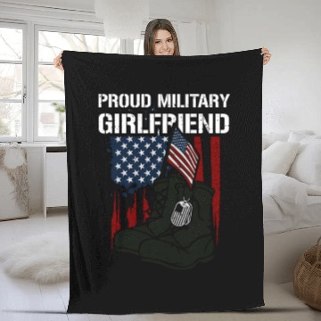 Discover Friend Proud Military Friend Memorial Day Fleece Blankets