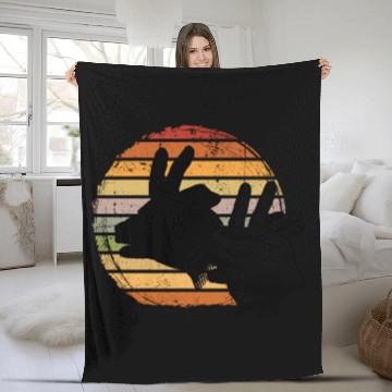 Discover Animal Shadows goat Fleece Blankets