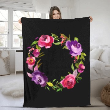 Discover He Is Risen Floral Easter For Christiann Mom Fleece Blankets