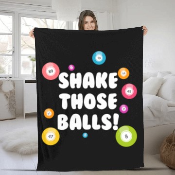 Discover Bingo Lucky Player Ladies Bingo Fleece Blankets