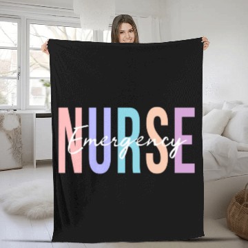 Discover Er Nurse Emergency Room Nurse Registered Nurse Fleece Blankets