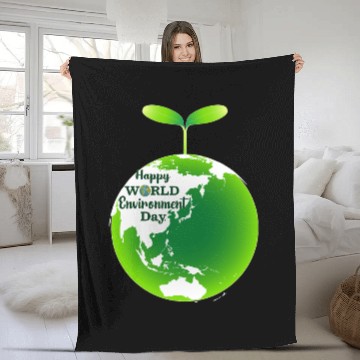 Discover "Sustaining Our Earth: World Environment Day's Fleece Blankets