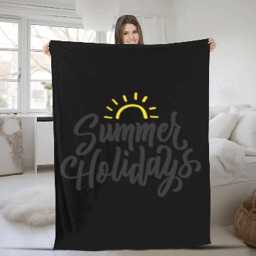 Discover Summer Holidays Fleece Blankets