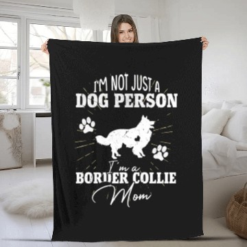 Discover Border Collie Dog Mom For Wo Dog Mothers Day Fleece Blankets