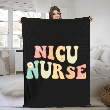 Discover u Nurse Neonatal Icu Nurse Infant Care Fleece Blankets