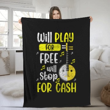 Discover Music Concert Dancing Fleece Blankets