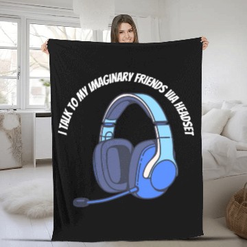 Discover Gamer Imaginary Friends Fleece Blankets