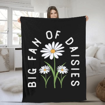 Discover Daisy Gardening Fleece Blankets