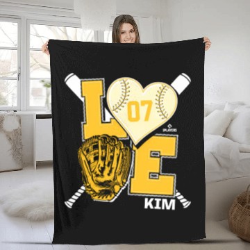 Discover Ha Seong Kim Is Love San Diego Baseball Player Fleece Blankets