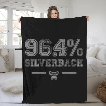 Discover 964 Silverback Gorilla Gym Body Building Gym Fleece Blankets
