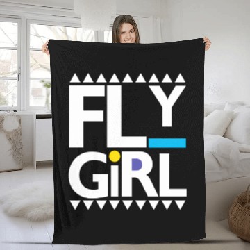 Discover Fly 80S 90S Old School Hip Hop Fleece Blankets