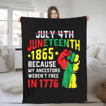 Discover July 4Th Juneteenth 1865 African Melanin Black Pro Fleece Blankets