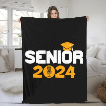 Discover Class Of 2024 Di Golf Graduation 2024 Grad Fleece Blankets