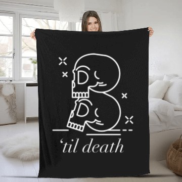 Discover Til Death Do Us Part Forever Always Fleece Blankets