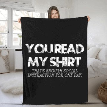 Discover Social Interaction Graphic Novelty Sarcastic DARK Fleece Blankets