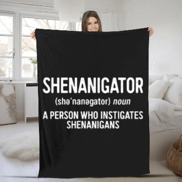 Discover Shenanigator Definition Saint Patrick Day Fleece Blankets