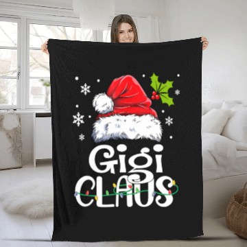 Discover Gigi Claus Family Pj Fleece Blankets