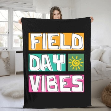 Discover field day vibes Fleece Blankets