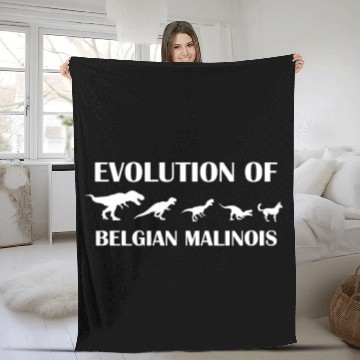Discover Evolution of Belgian Malinois Fleece Blankets