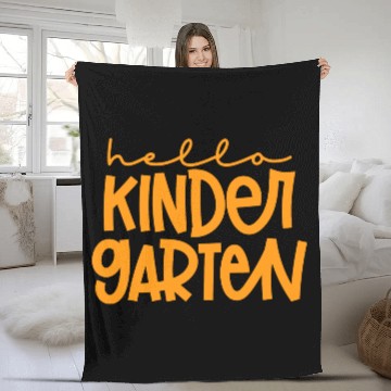 Discover Kindergarten org Fleece Blankets