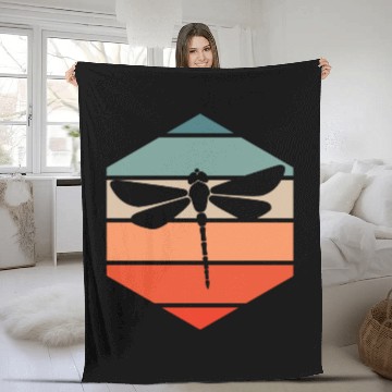 Discover Entomology Entomologists Insect Lover Retro Fleece Blankets