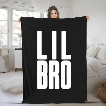 Discover Lil Bro - Siblings Men Kids Adult Fraternity Littl Fleece Blankets