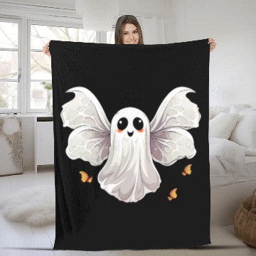 Discover Butterfly Halloween Trick Or Treat Insect Lover Fleece Blankets