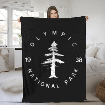 Discover Olympic National Park Or Fleece Blankets