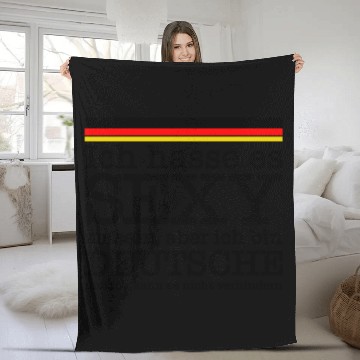 Discover I Hate Being Sexy, but I'm a German for Pretty Fleece Blankets