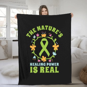 Discover Mental Health Nature Environment Health Awareness Fleece Blankets