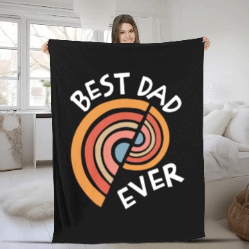 Discover Best Dad Ever Fleece Blankets
