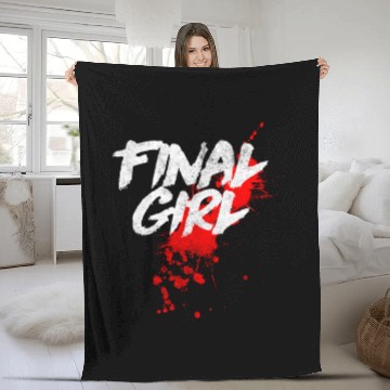 Discover Final Horror Movie Slasher Film Fleece Blankets