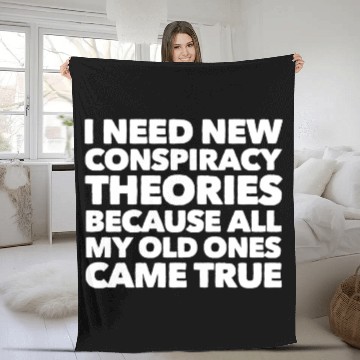 Discover New conspiracy Fleece Blankets