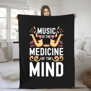 Discover Musician Passion Festival Fleece Blankets