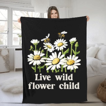 Discover Marguerites Daisy Summer Daisies Flower Garden Fleece Blankets