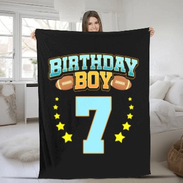 Discover 7Th Football 7 Fleece Blankets