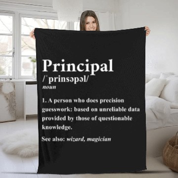 Discover Principal Definition Back To School Headmistress E Fleece Blankets