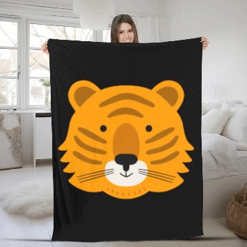 Discover Cute Tiger Fleece Blankets