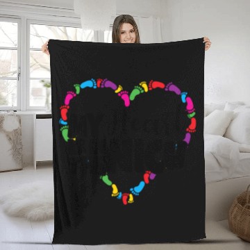 Discover Nicu Mom My Nicu Hero Prematurity Awareness Fleece Blankets