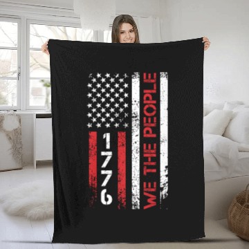Discover We the people 1776 Independence Day US Patriots Fleece Blankets