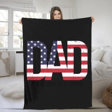 Discover American dad Fleece Blankets