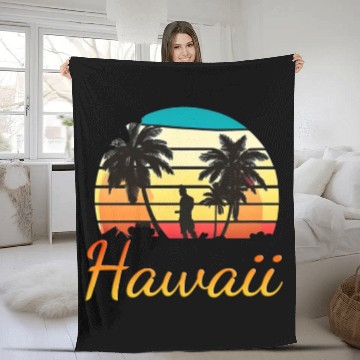 Discover HAWAII EVERYDAY SUNDAY FUNDAY SUMMER HOLIDAY VACAT Fleece Blankets
