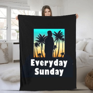 Discover HAWAII EVERYDAY SUNDAY FUNDAY SUMMER HOLIDAY VACAT Fleece Blankets