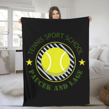 Discover tennis ball Fleece Blankets