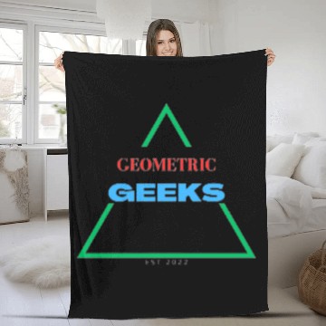 Discover Red Blue Green Geometric Greeks Fleece Blankets
