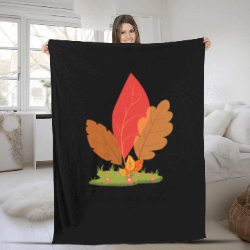 Discover I love my life Fleece Blankets