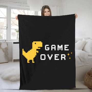 Discover Game Over Amarillo Fleece Blankets