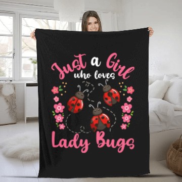 Discover Ladybugs Entomology Entomologist Ladybug Lover Fleece Blankets