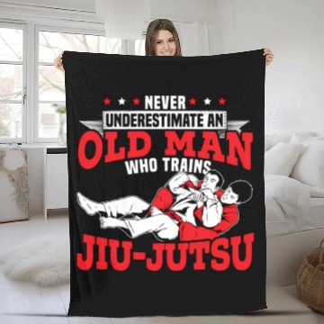 Discover Jiu Jitsu Bjj Mixed Martial Mma Combat Fighting Fleece Blankets